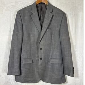 Ralph Lauren LRL Sport Coat 43R Gray Linen Blend Lined